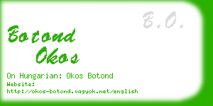 botond okos business card